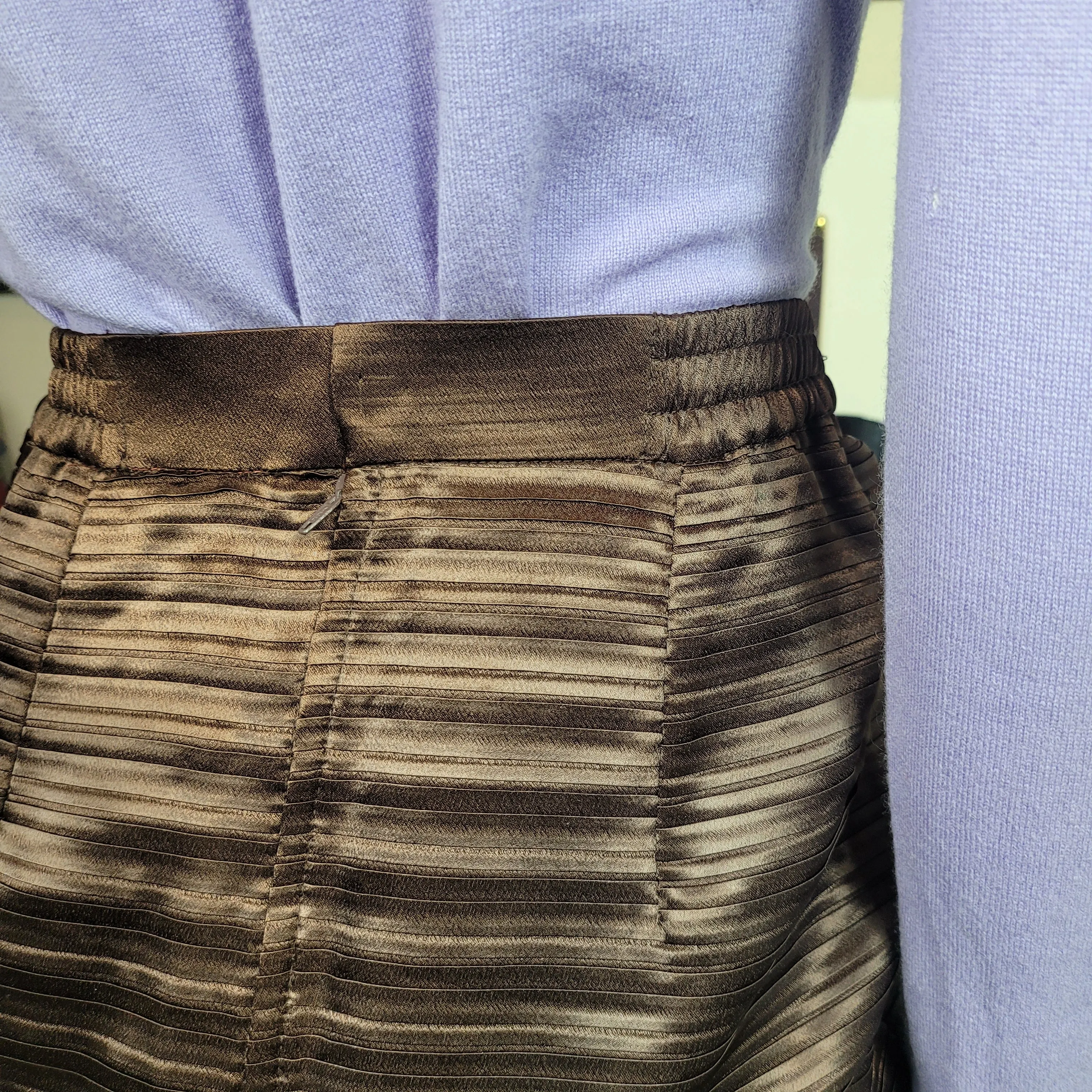 90s Brown Vintage Pencil Skirts Dior Boutique Size M