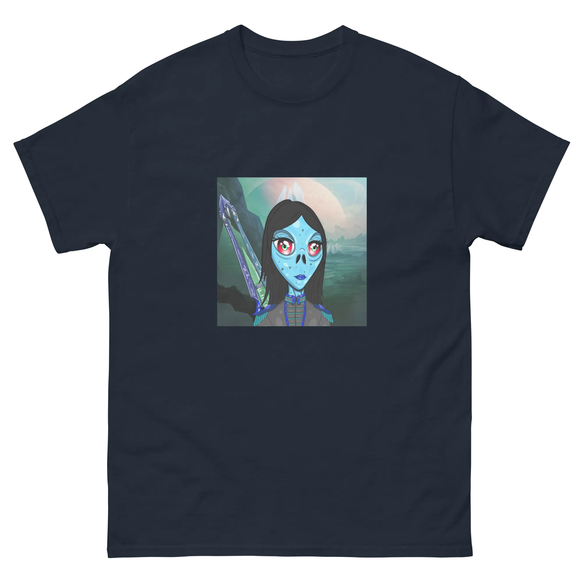 Alien #0028 by inkink Shivadelic - T-shirt