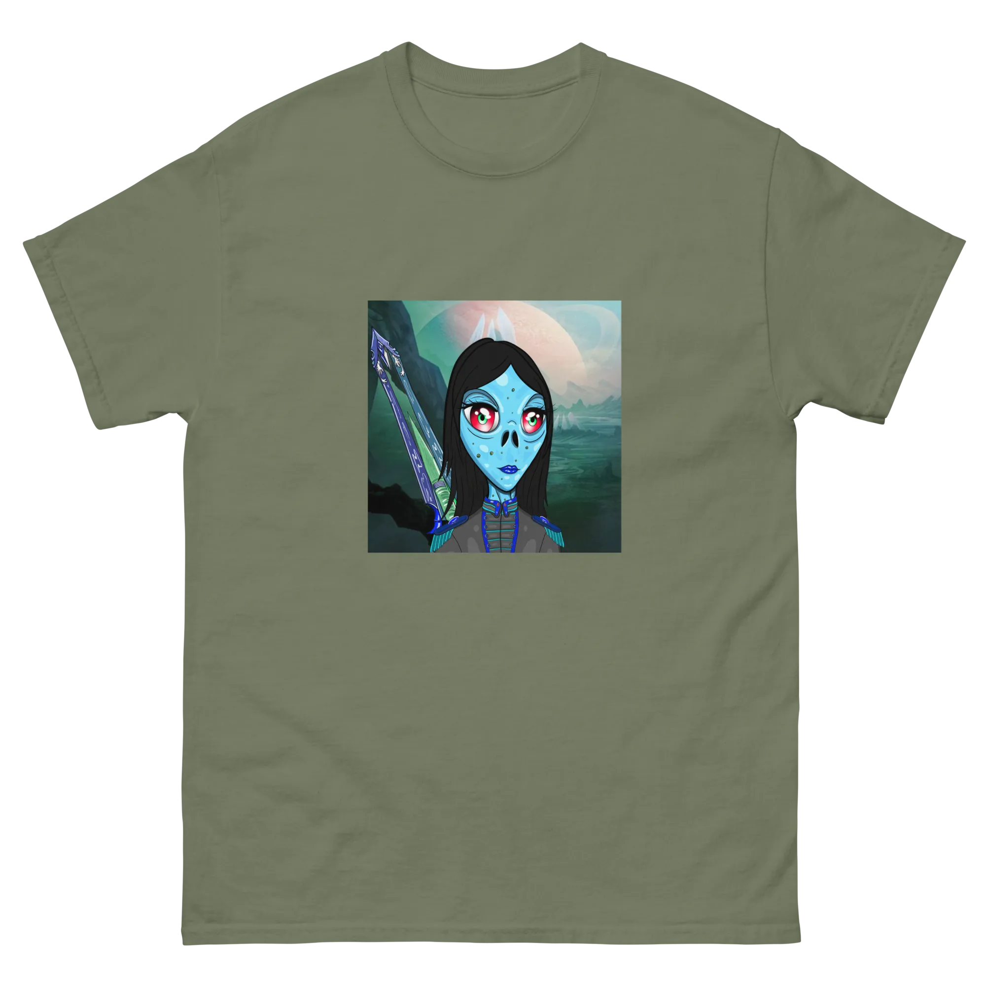 Alien #0028 by inkink Shivadelic - T-shirt