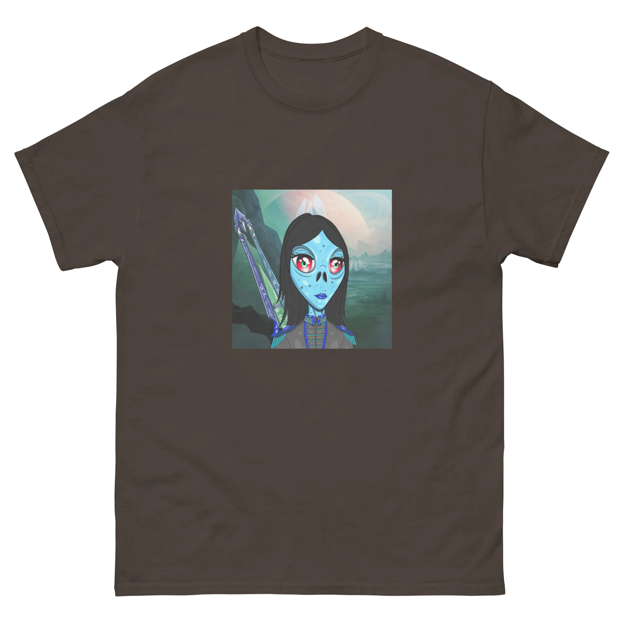 Alien #0028 by inkink Shivadelic - T-shirt