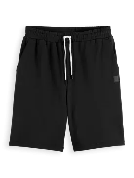 Badge Logo Regular Fit Sweatshorts (Black) - 179854001