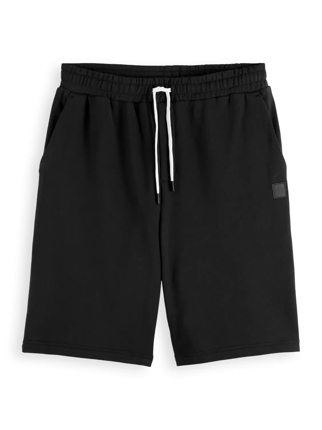 Badge Logo Regular Fit Sweatshorts (Black) - 179854001