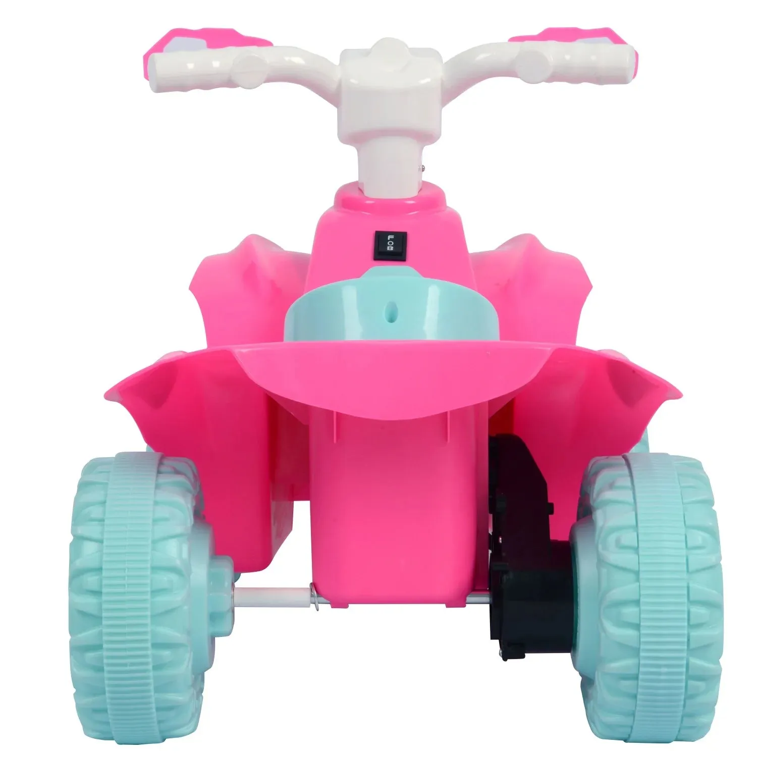 Barbie ATV Quad, 6V Battery Powered Ride On for Kids Ages 1.5 , Pink