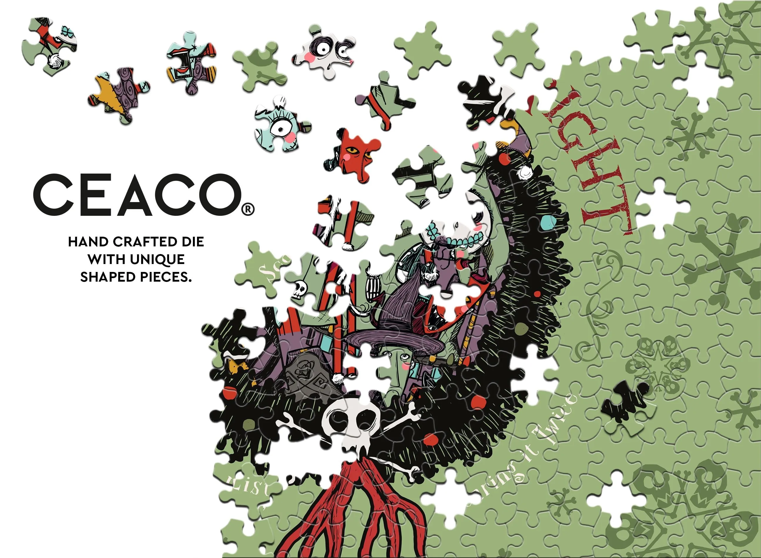 Ceaco Disney 3 In 1 Nightmare Before Chirstmas Multipack Jigsaw Puzzle