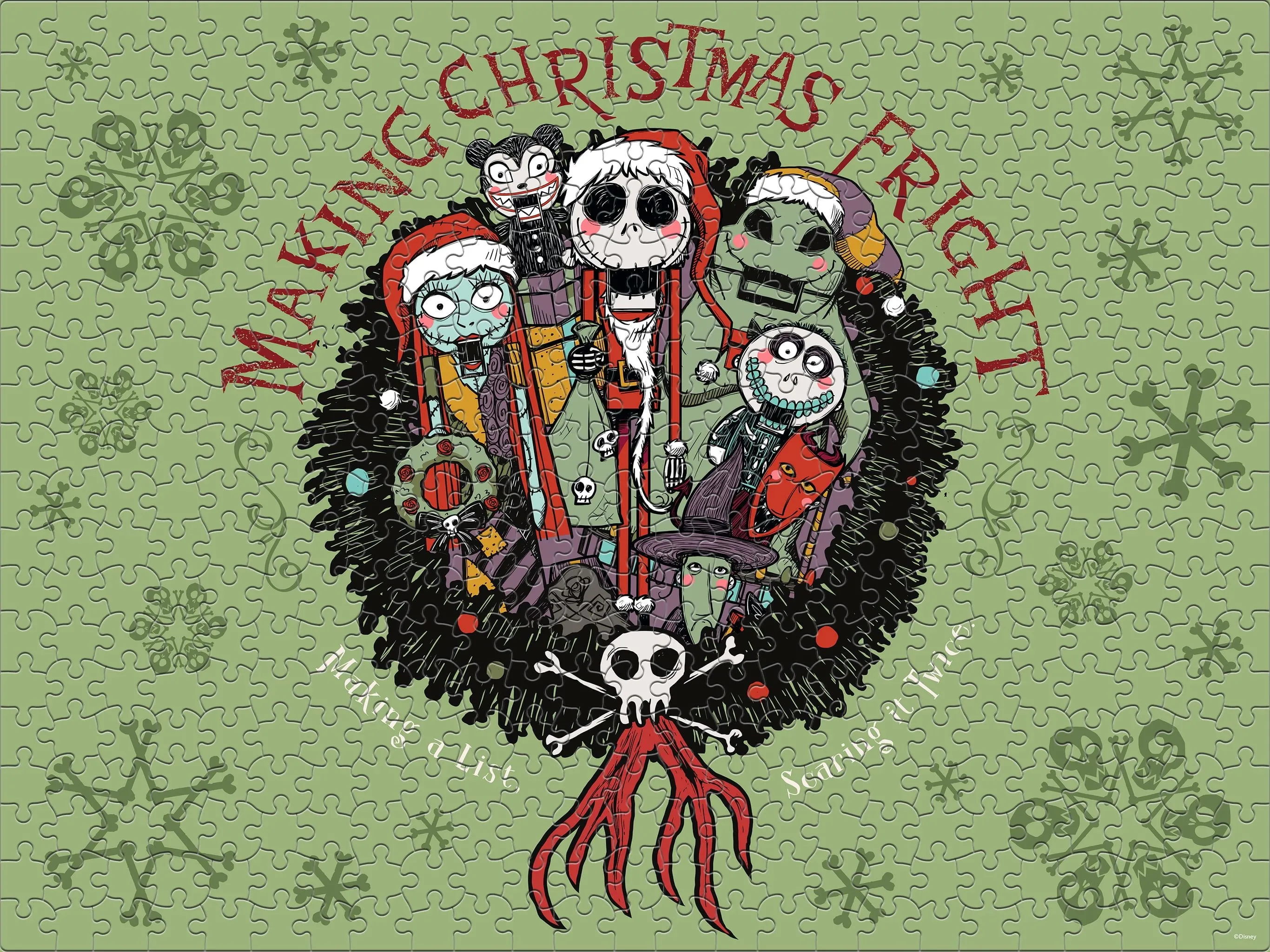 Ceaco Disney 3 In 1 Nightmare Before Chirstmas Multipack Jigsaw Puzzle