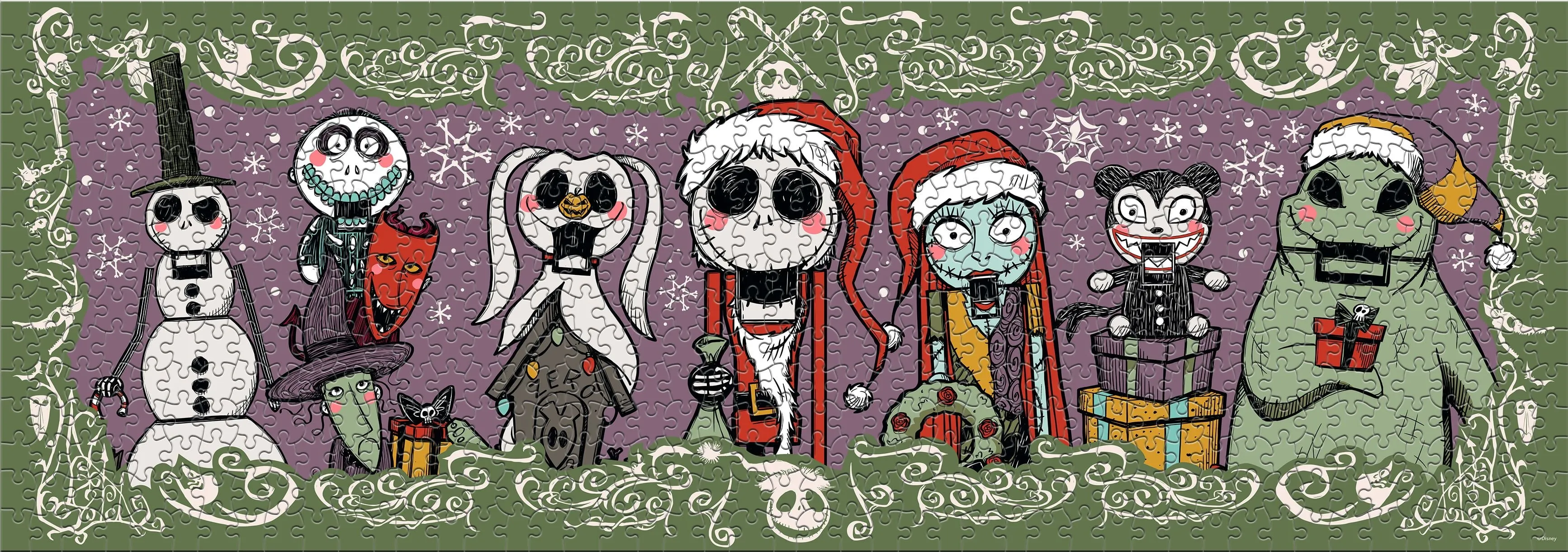 Ceaco Disney 3 In 1 Nightmare Before Chirstmas Multipack Jigsaw Puzzle