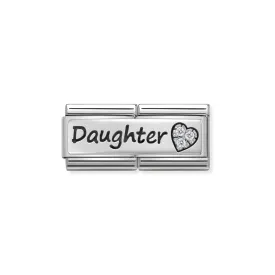 Classic Silver, CZ Double. Daughter