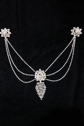 Designer American Diamond Mathapatti For Wedding & Party (D1)