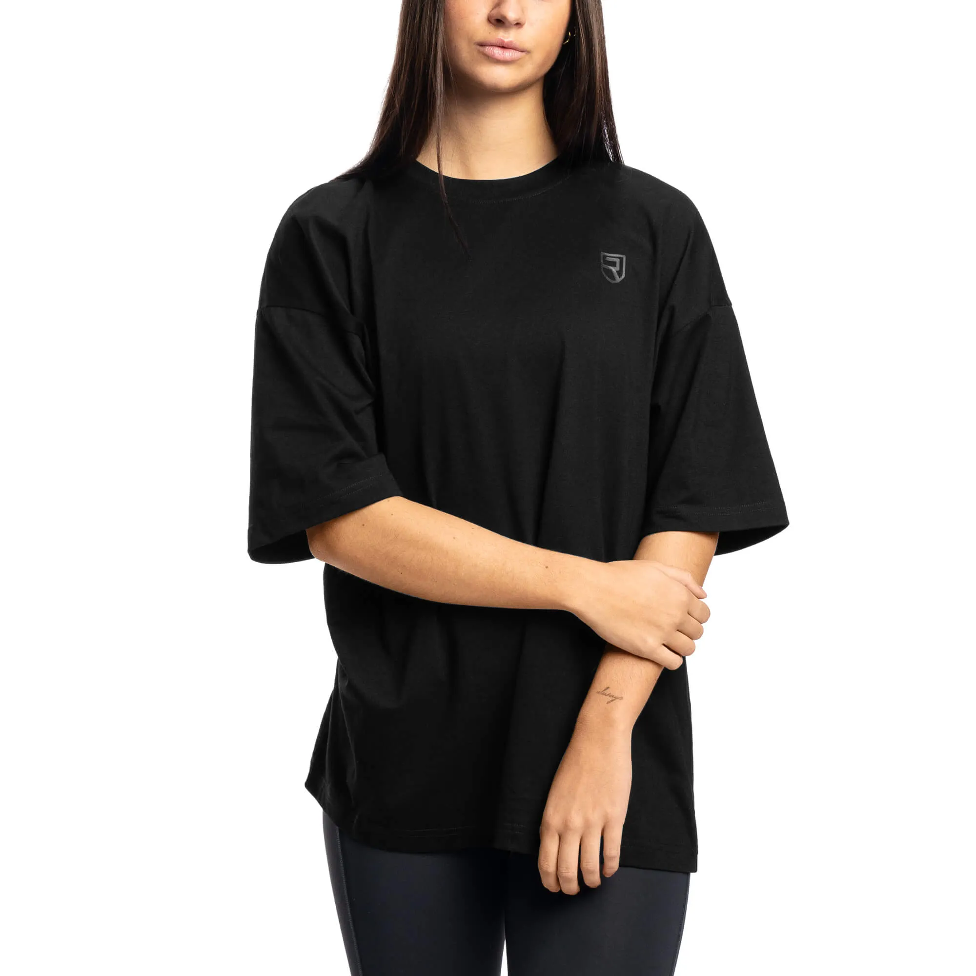 Ignite Oversized T-Shirt - Black on Black