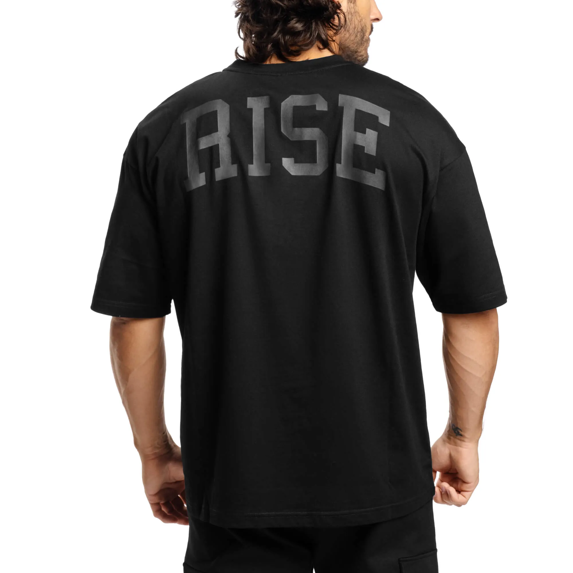Ignite Oversized T-Shirt - Black on Black