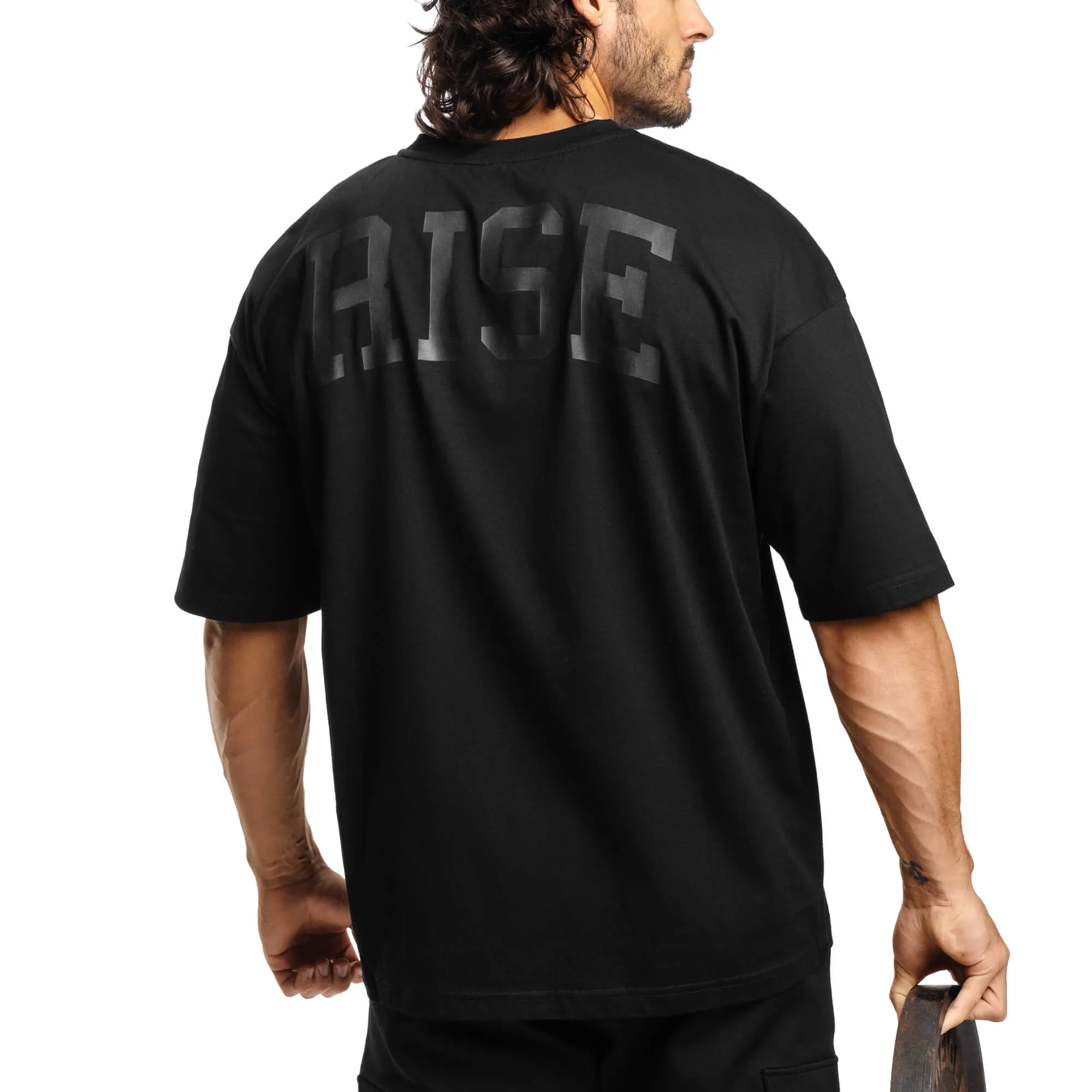 Ignite Oversized T-Shirt - Black on Black