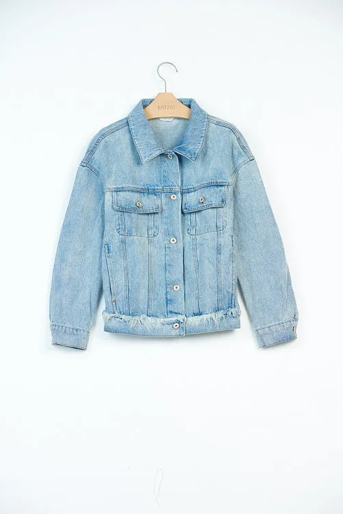 JUSTZZU Women Denim Jackets