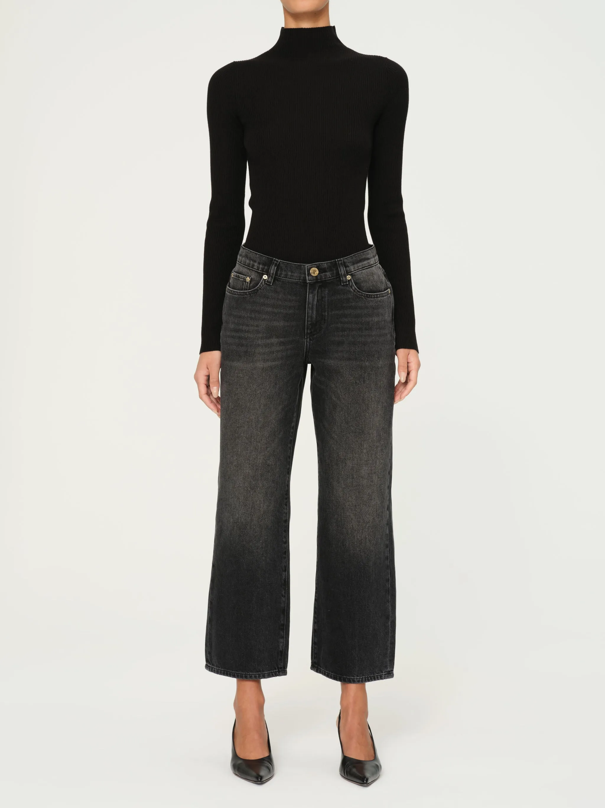 Long Sleeve Turtleneck | Black