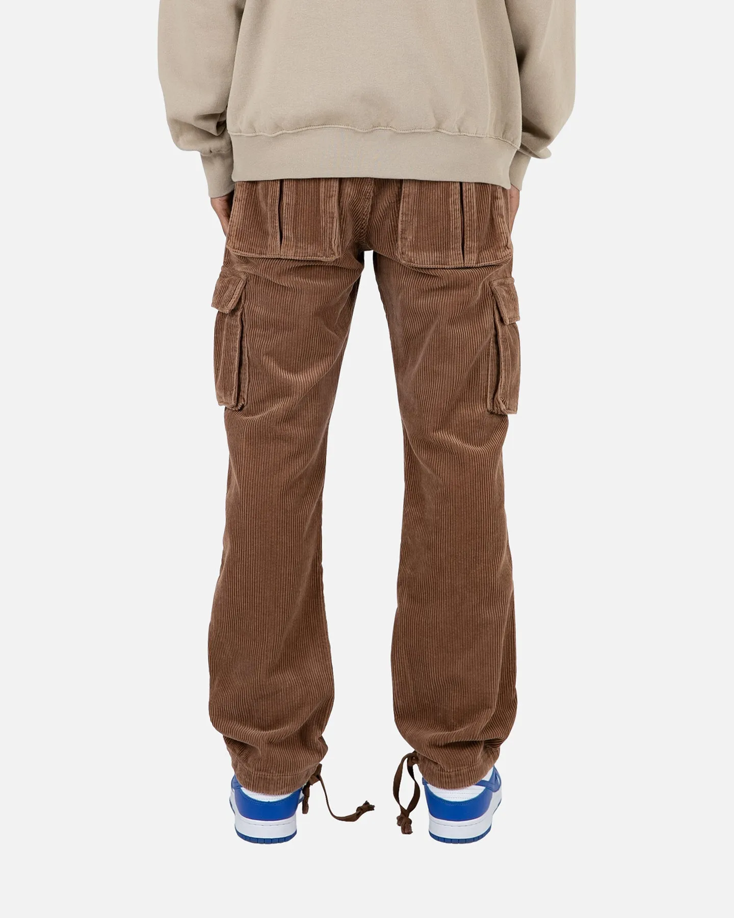 MNML Vintage Corduroy Cargo Pants Brown
