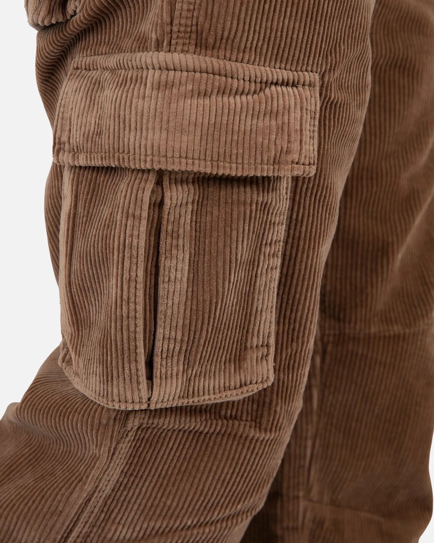 MNML Vintage Corduroy Cargo Pants Brown