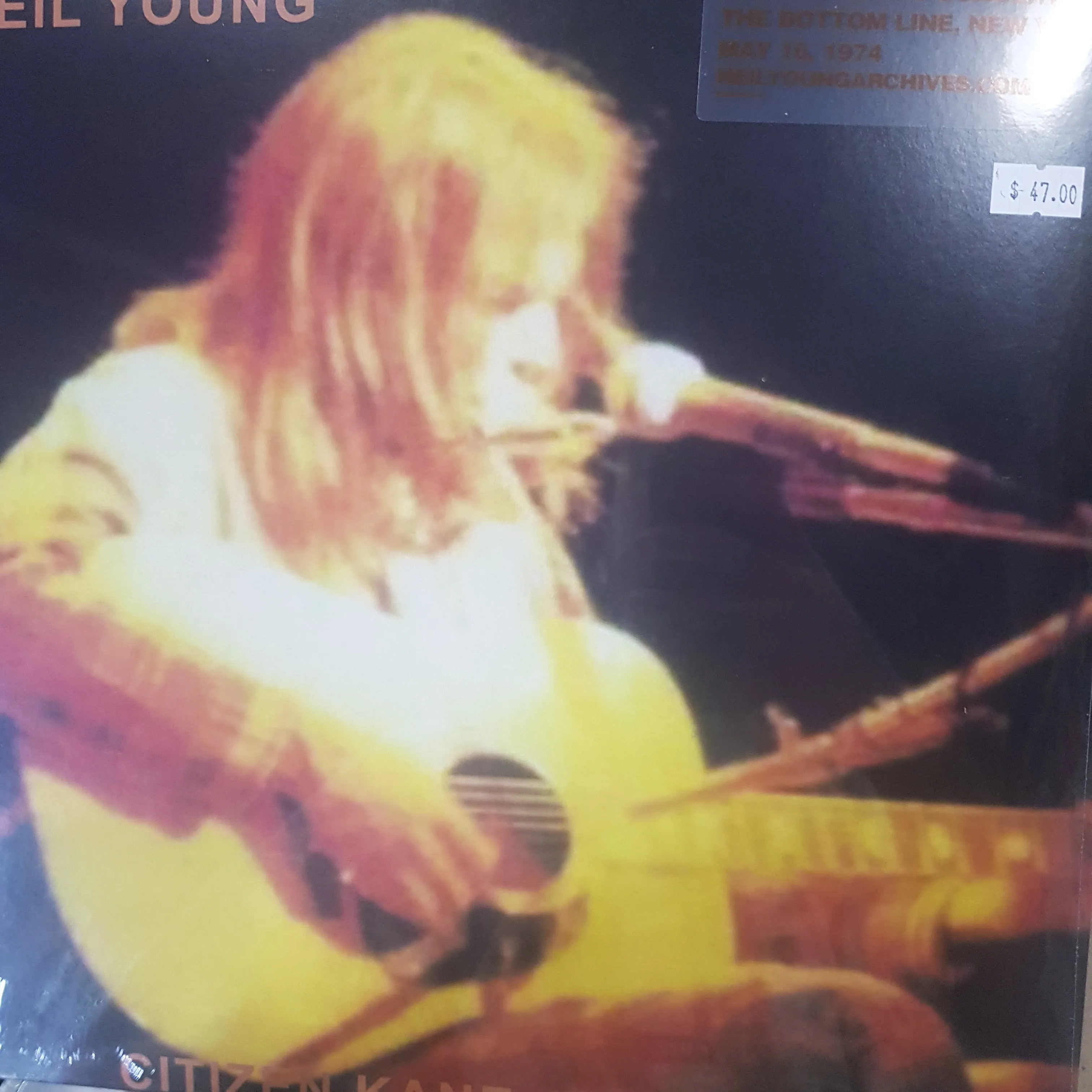 NEIL YOUNG  - CITIZEN KANE JR. BLUES 1974 VINYL