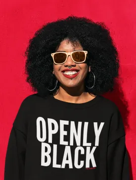OPENLY BLACK Crewneck Sweatshirt