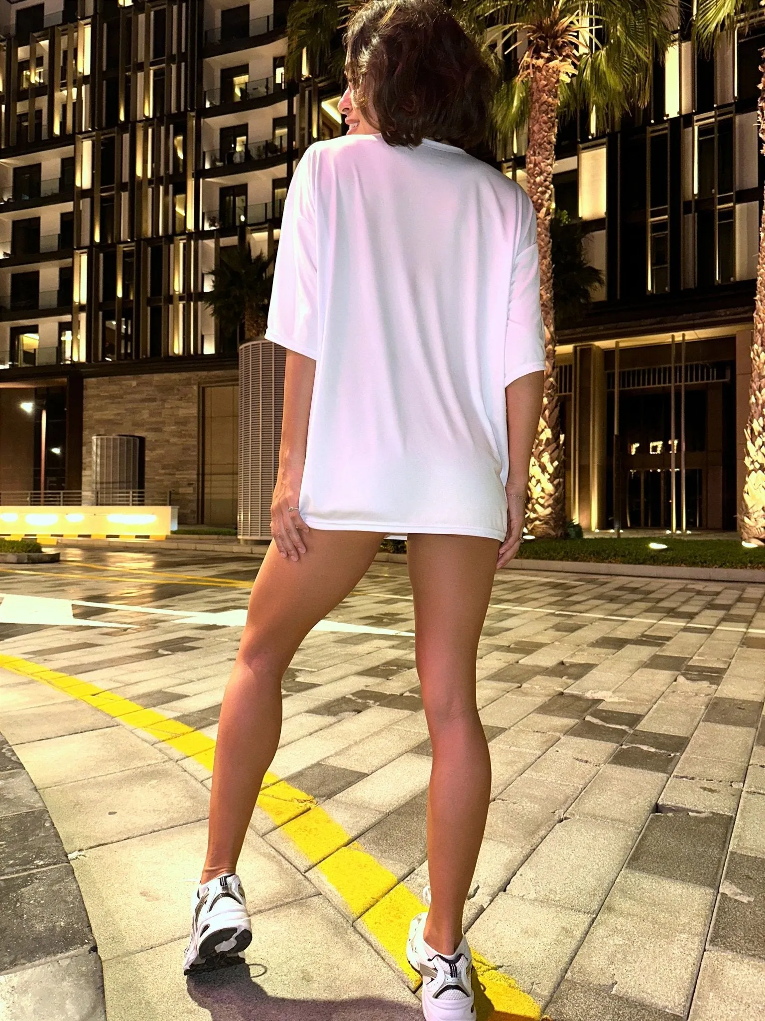 Oversize T-shirt Never stay in love - One size