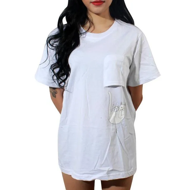 Peak A Boo Cat T-Shirt
