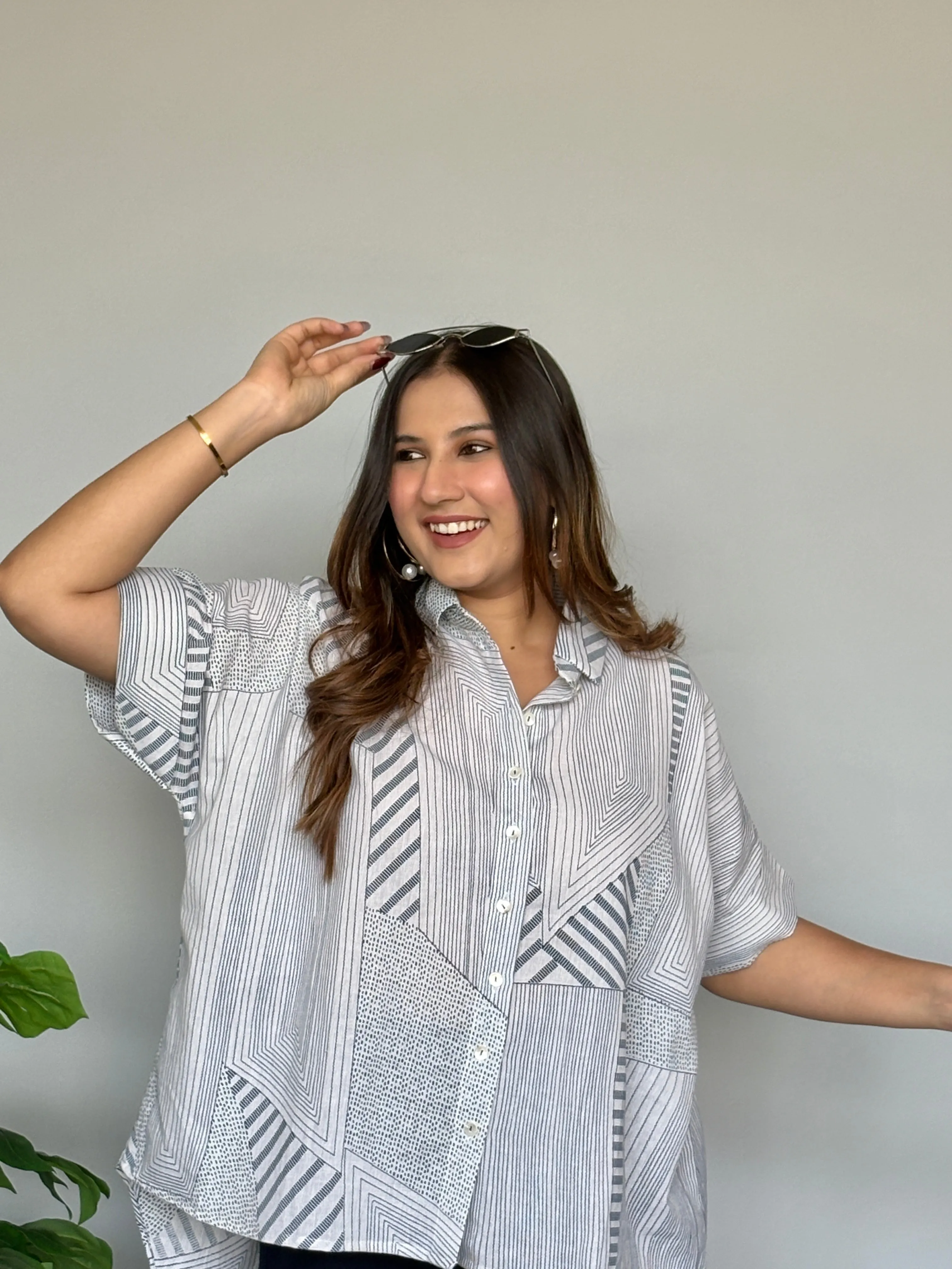 Printed Shirt With Stylish Pants