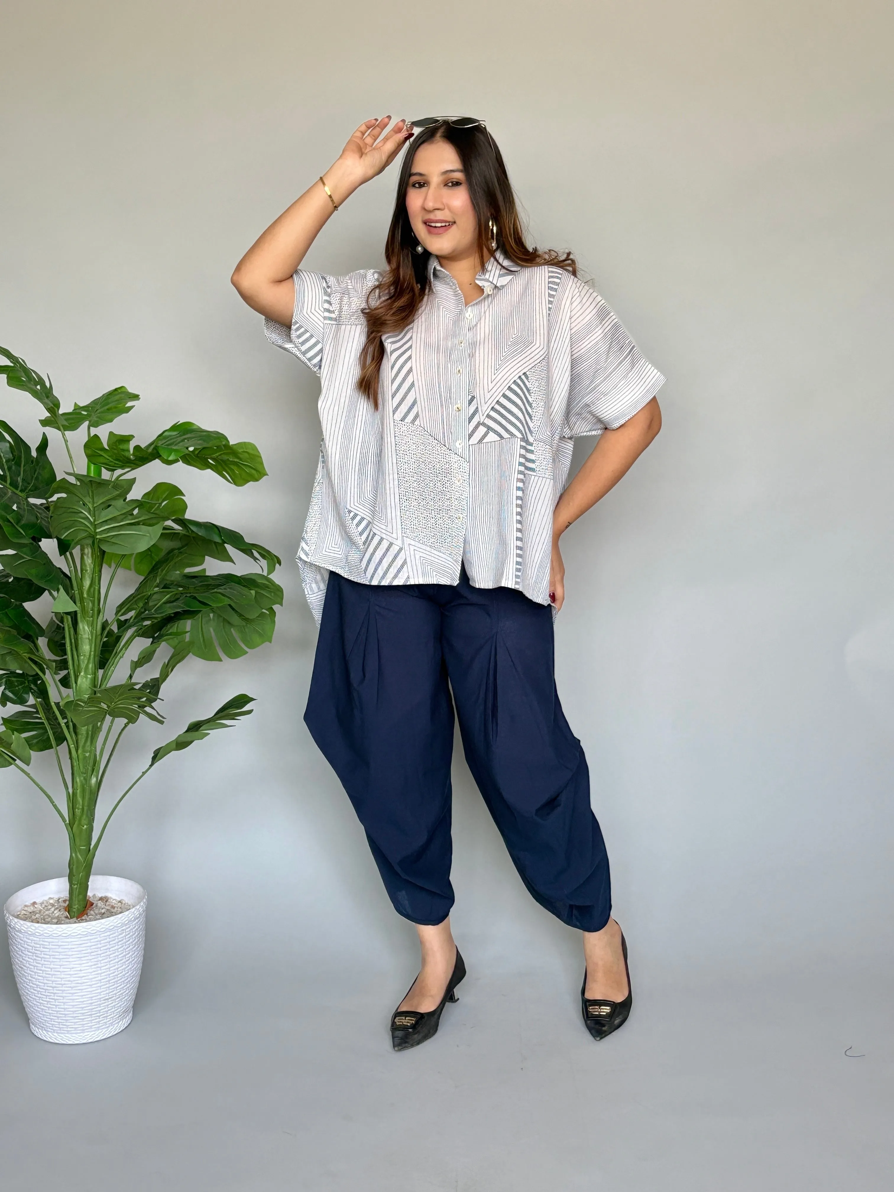 Printed Shirt With Stylish Pants
