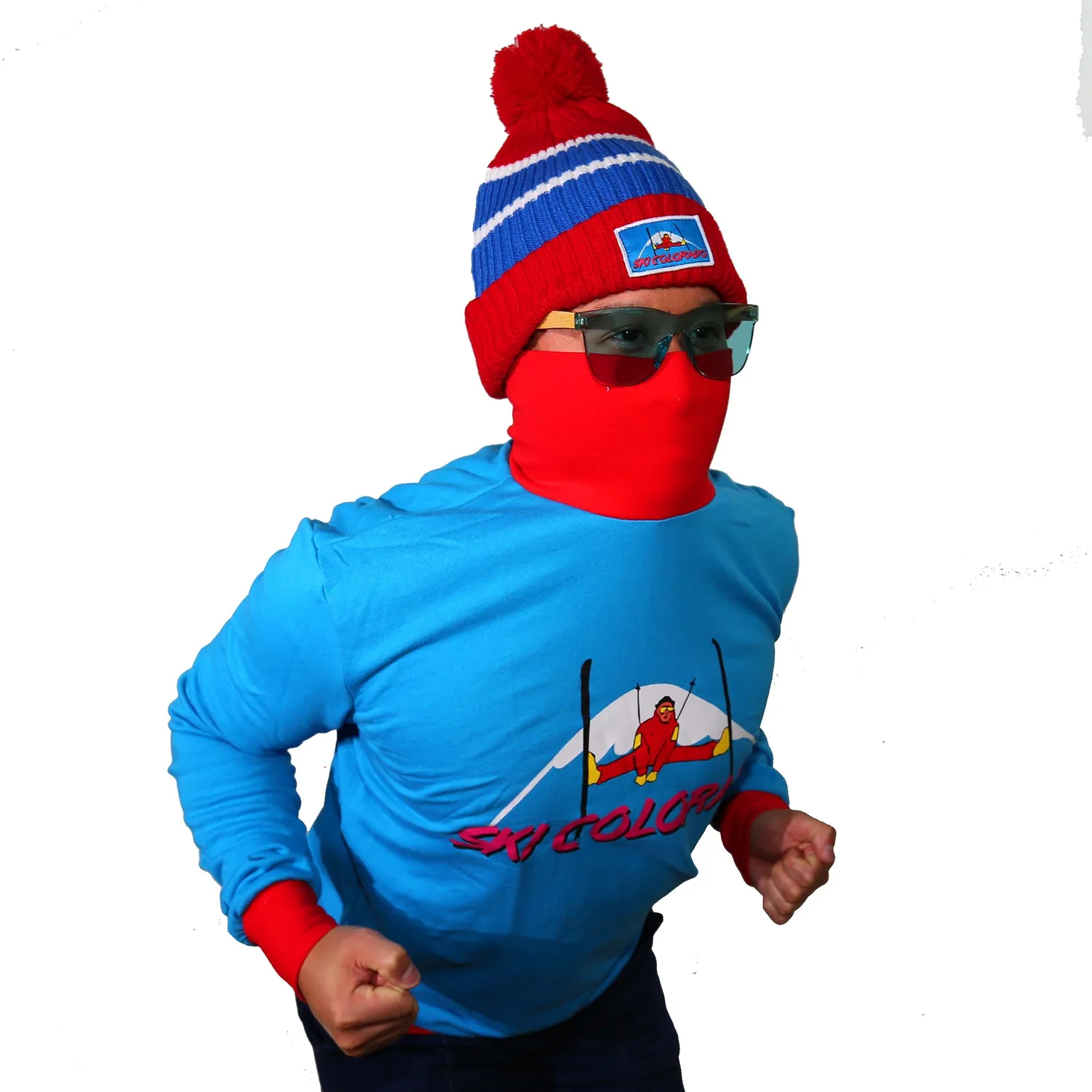 Ski Colorado - Vintage Retro Turtleneck Sweater