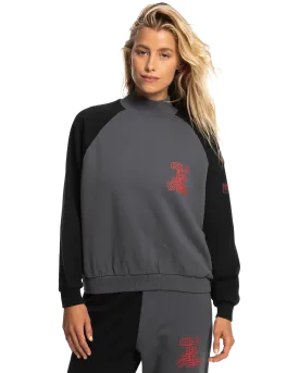 Stranger Things Upside Down Sweatshirt in Iron Gate