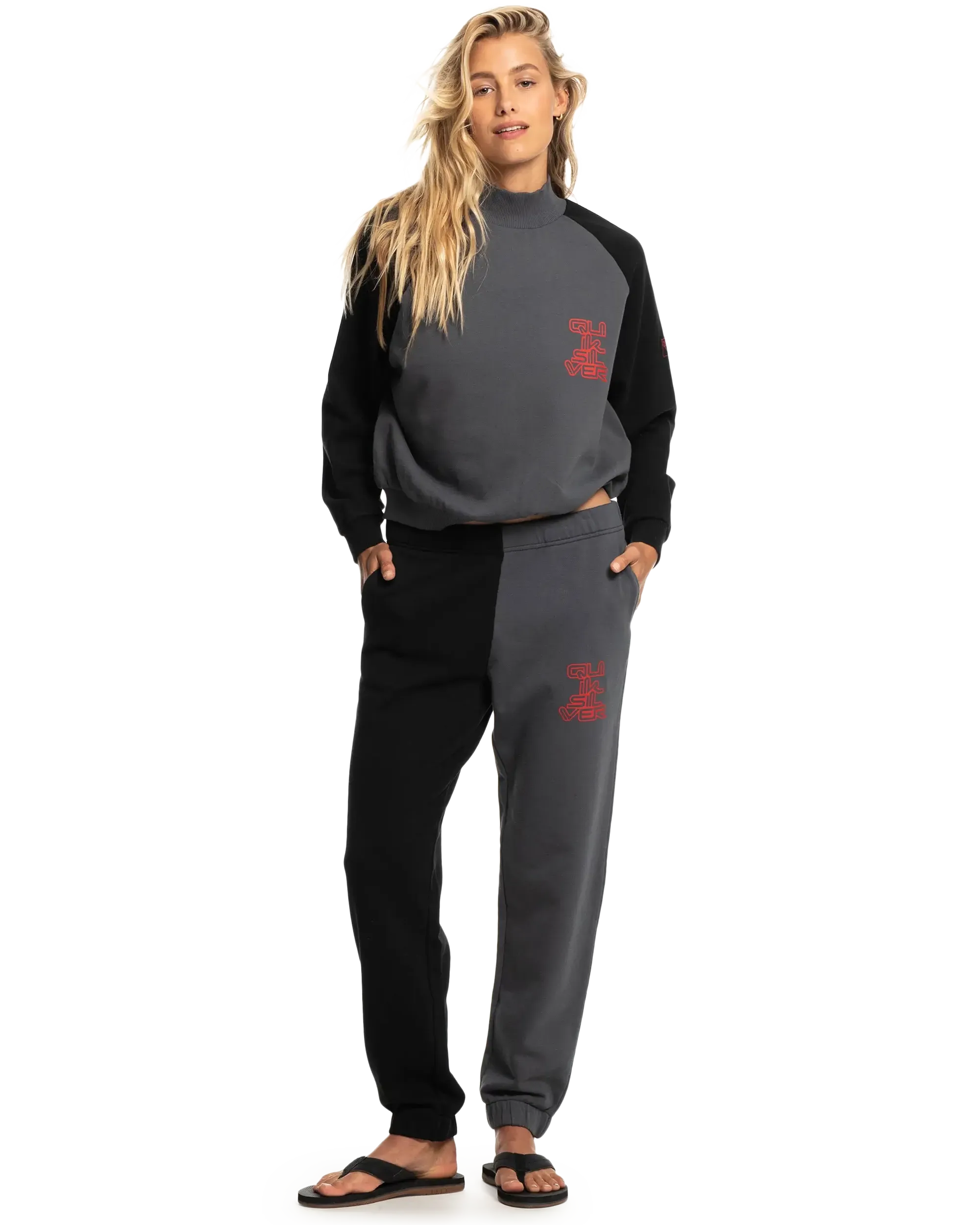 Stranger Things Upside Down Sweatshirt in Iron Gate