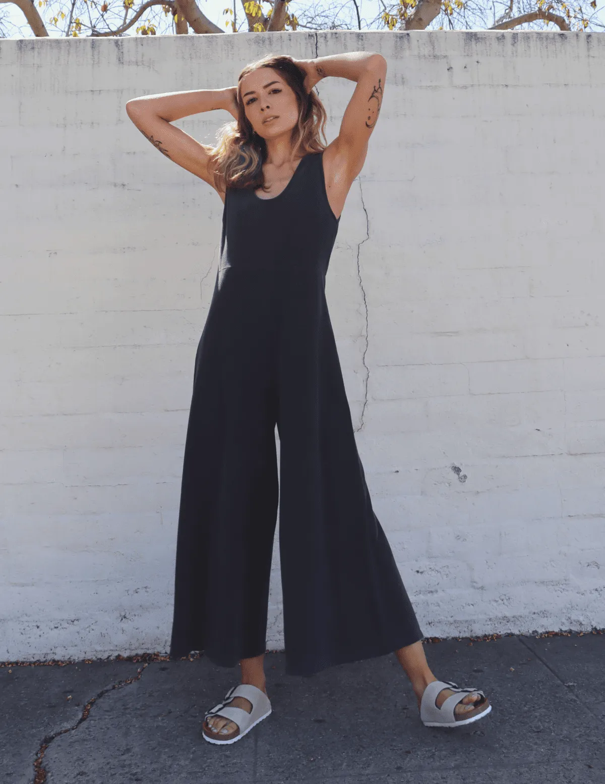 Sunset Jumpsuit Washed Black