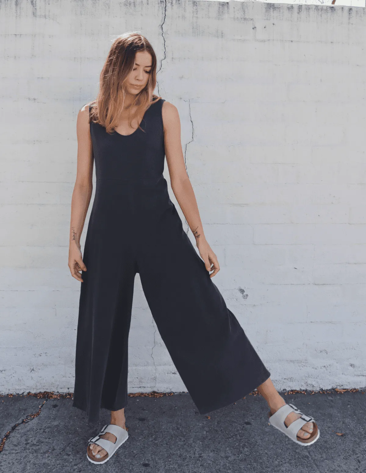 Sunset Jumpsuit Washed Black
