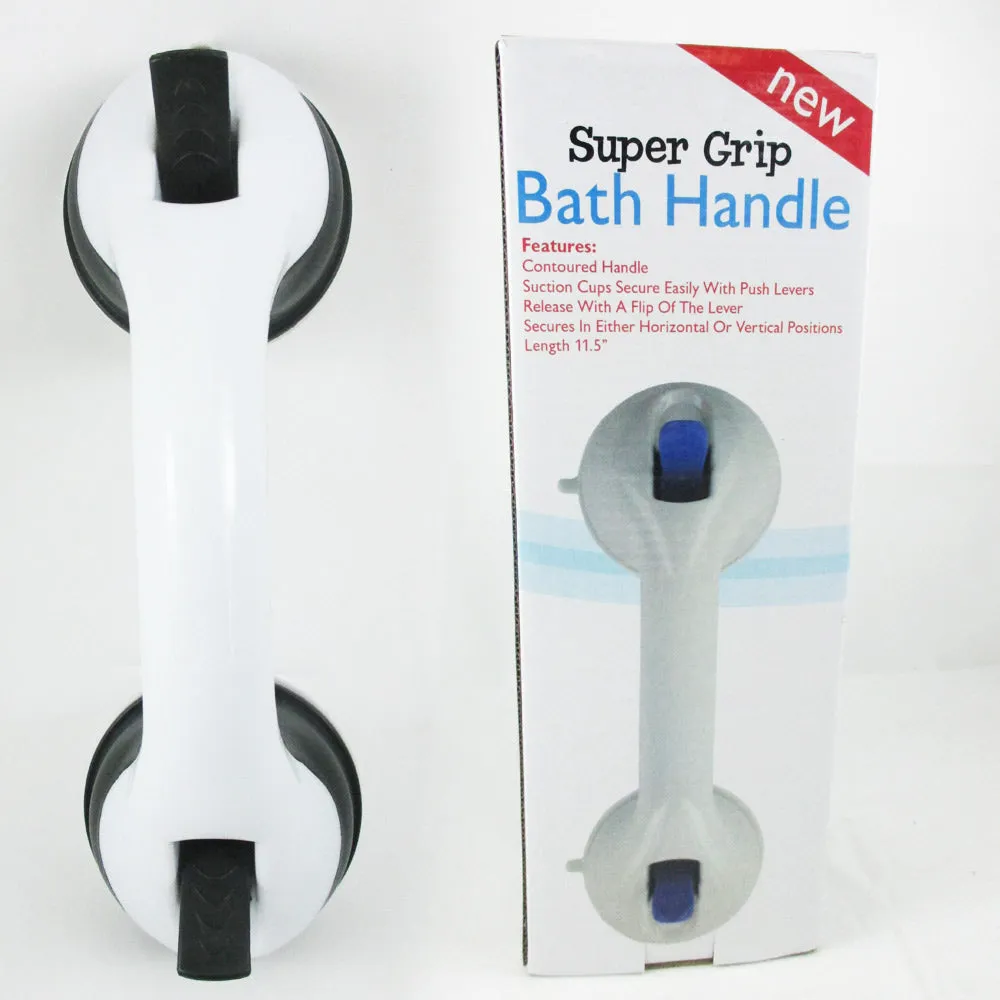 Super Grip Suction Cup Bathroom Shower Tub Room Safety Grab Bar Handrail Handle