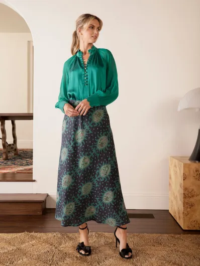 The Dreamer Label - Dara Silk Blouse