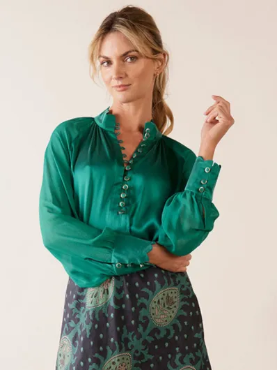 The Dreamer Label - Dara Silk Blouse