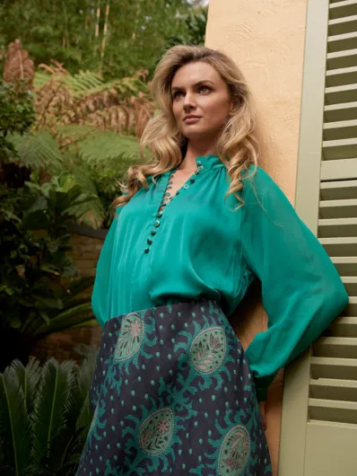 The Dreamer Label - Dara Silk Blouse