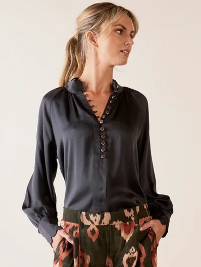 The Dreamer Label - Dara Silk Blouse