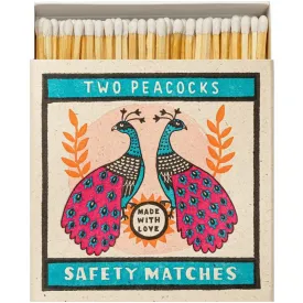 Two Peacocks Matchbox